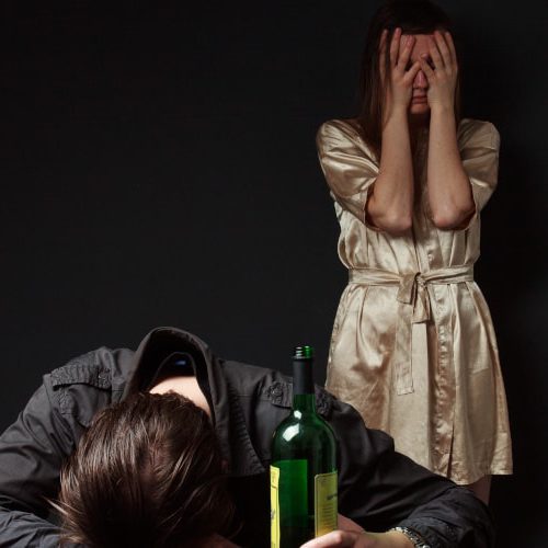 mąż alkoholik
